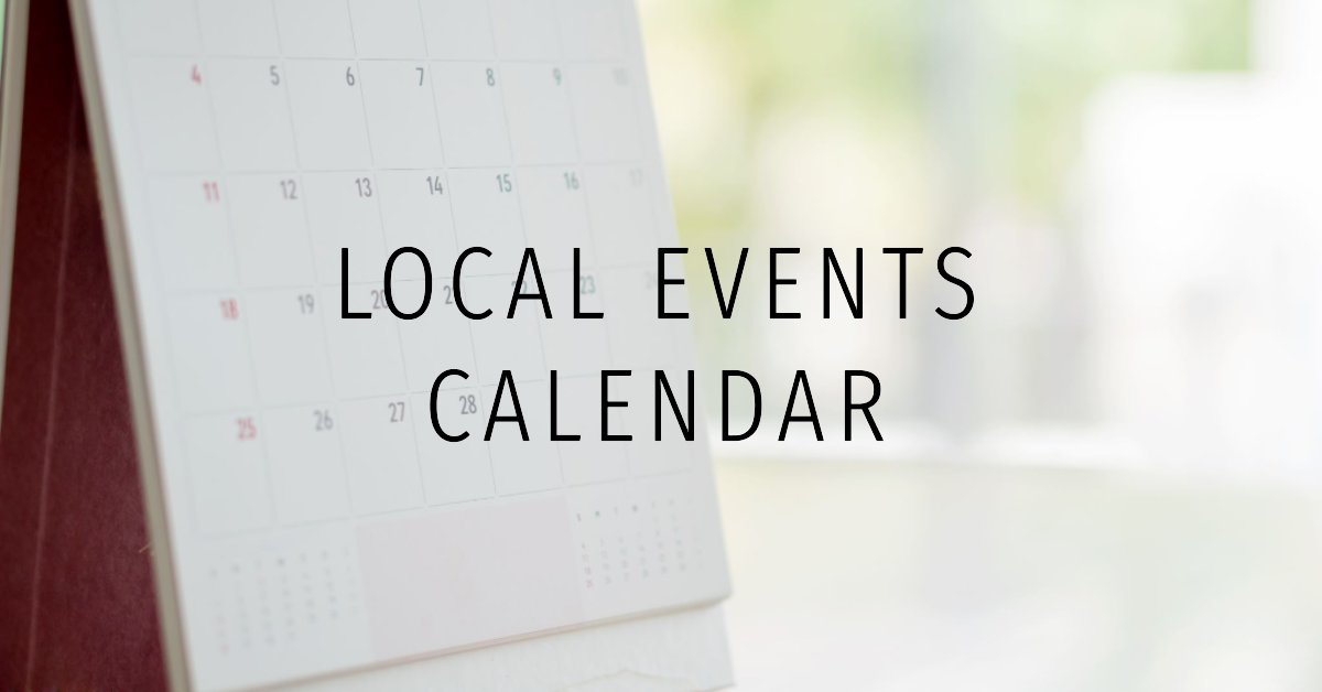 local events calendar on a website