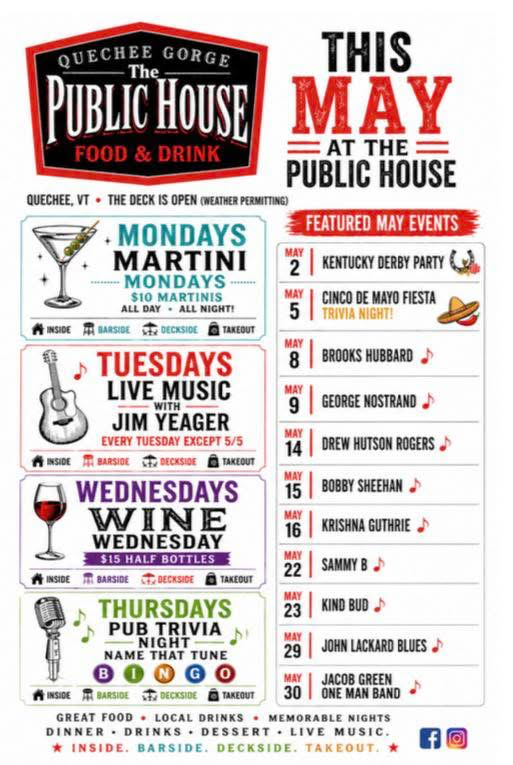 Brooks Hubbard at The Public House in Quechee!