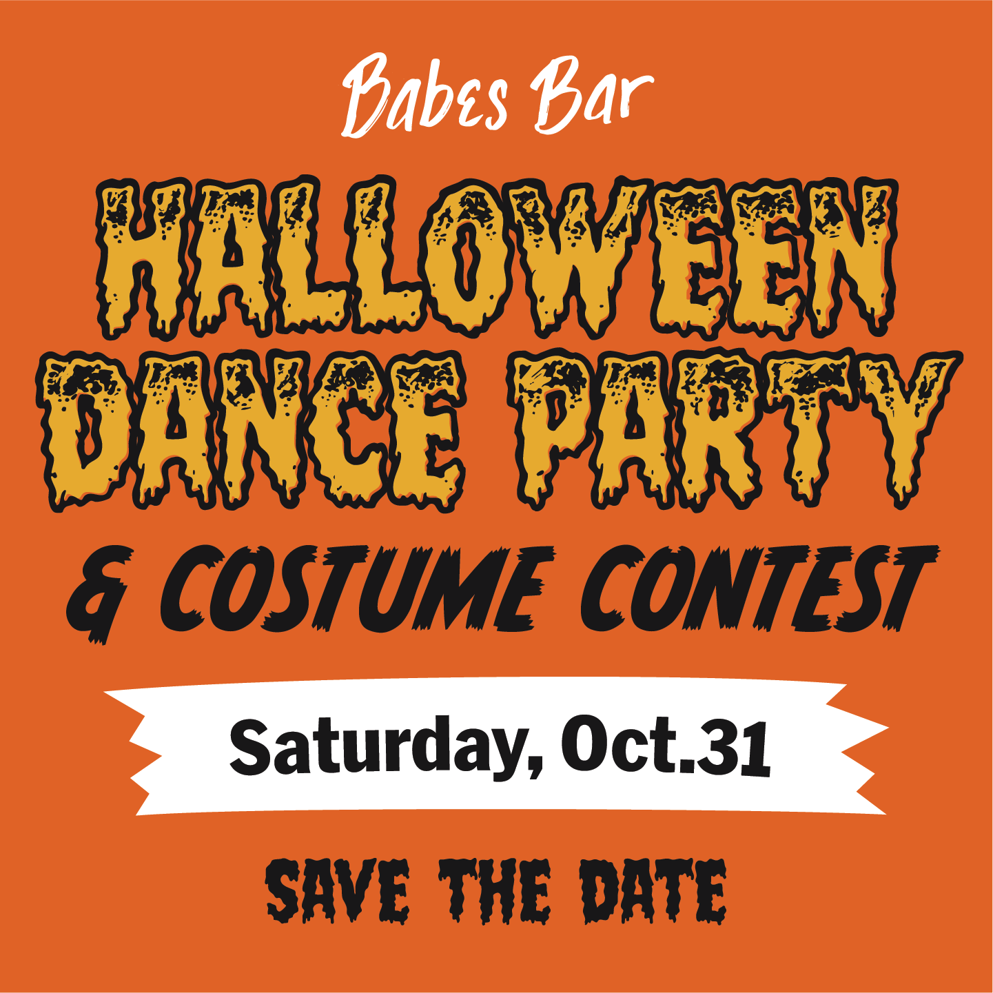 Halloween Dance Party & Csotume Contest at Babe's Bar in Bethel!