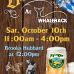 Oktoberfest Live Music with Brooks Hubbard at Whaleback!