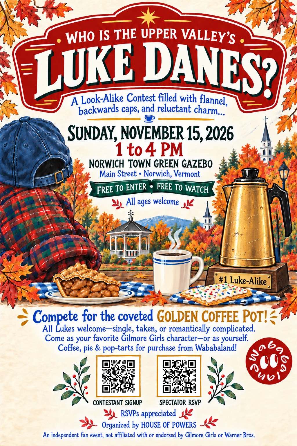 LUKE DANES LOOK-ALIKE CONTEST